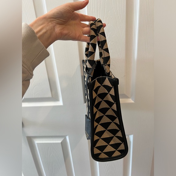 Prada Small Symbole Embroidered Fabric Handbag - Picture 11 of 16